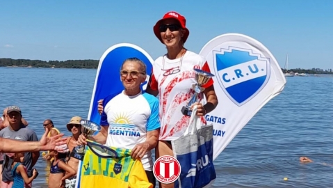 5 nadadores de Argentino en la prueba de aguas abiertas de Concepción del Uruguay