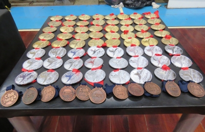 Asociación Marcosjuarense de Taekwondo logró 14 medallas de oro y 7 de plata 