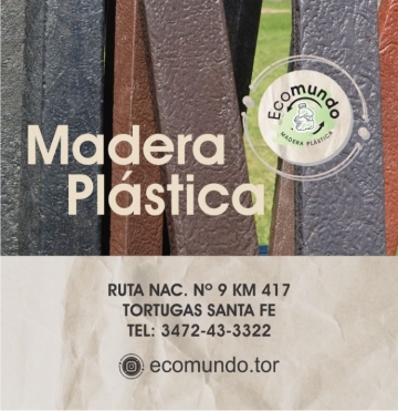 Eco Mundo: fabricación de productos de madera plástica con materiales reciclados
