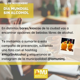 Campaña Marcos Juárez Sin Alcohol