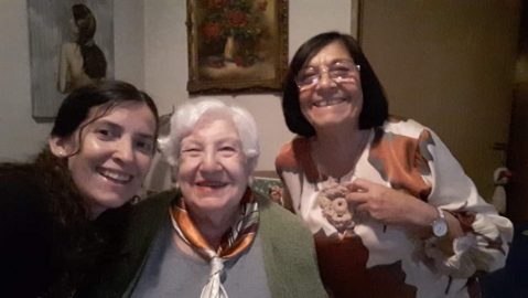 La abuela Yolanda Zamit cumple 100 años en Marcos Juárez