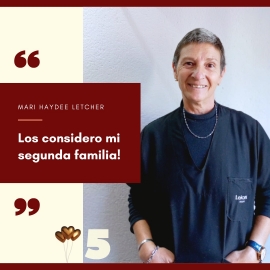 “Quiero seguir viviendo para disfrutar a mi familia, el cáncer no me va a vencer”, dijo María Letcher