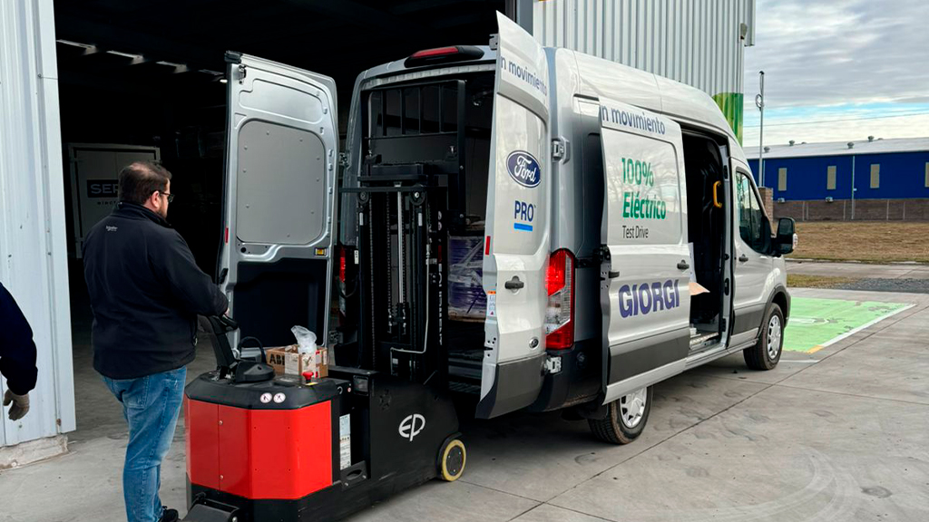 La E-Transit buena para el negocio y el medioambiente llegó a Giorgi