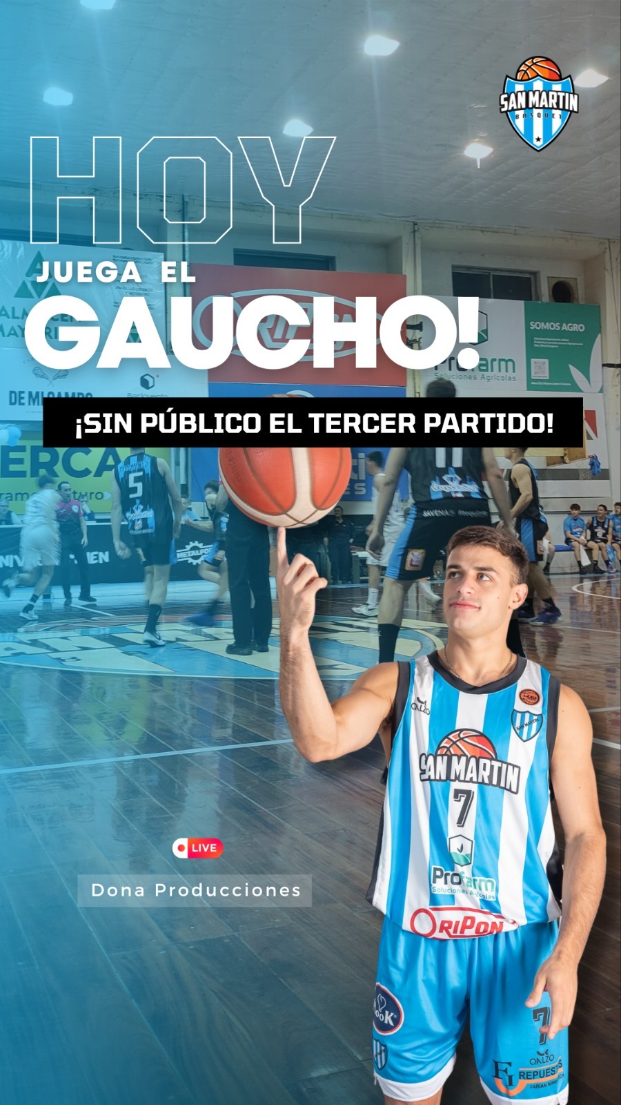 Tebi Pierdominicci: “Es una lástima que una fiesta tan linda como la de hoy se tenga que jugar sin gente”