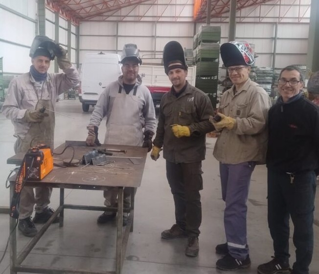 20 nuevos profesionales capacitados en soldadura en Marcos Juárez