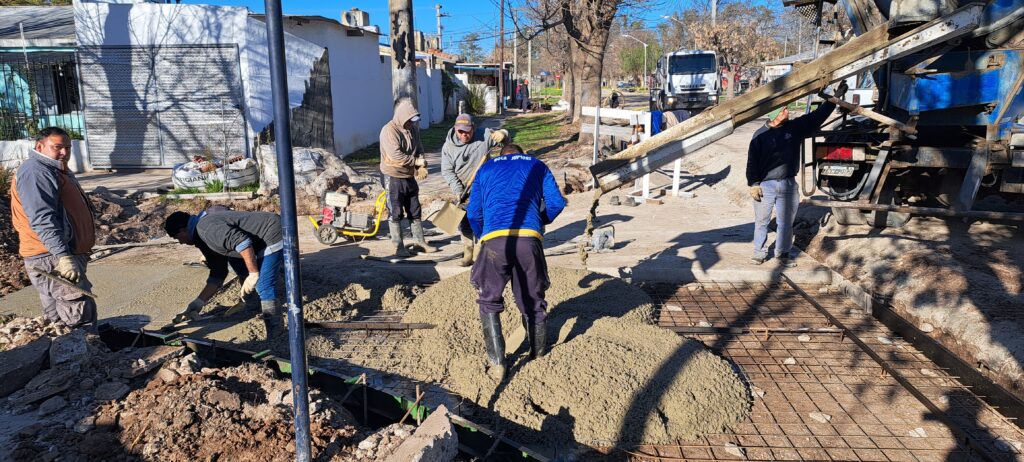 Obras Viales y de Drenaje en su etapa final en el barrio Sur de Marcos Juárez