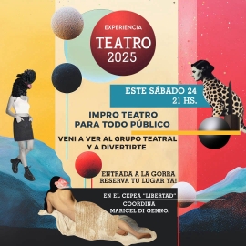 “El teatro se hace con el público,necesitamos que nos acompañen”expresó Maricel Di Genno