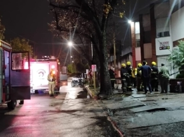 Principio de incendio en el Sanatorio Sudeste: evacuaron a cuatro pacientes por precaución
