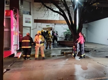 Principio de incendio en el Sanatorio Sudeste: evacuaron a cuatro pacientes por precaución