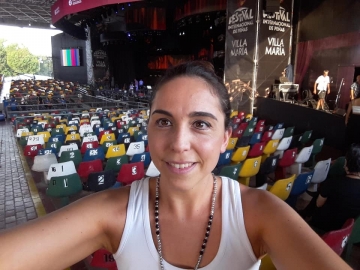 Carolina López brilló en el Festival de Peñas de Villa María

