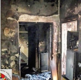 Incendio en un vivienda del barrio sur, con perdidas materiales