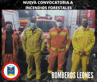 Bomberos de la zona concurren a incendios en Alpa Corral