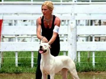 Cría Dogos Argentinos hace 11 años y ganó en competencias mundiales