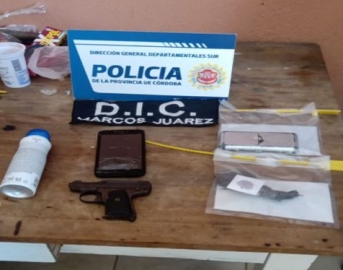 Allanamiento positivo con secuestro de arma y droga