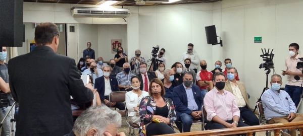 La construcción de viviendas y la obra pública, los ejes del discurso de Dellarossa en la apertura del año legislativo