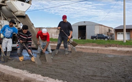 Avanzan las obras en el sector Noreste de Armstrong