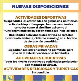 Disposiciones municipales desde el 07 hasta el 18 de junio 