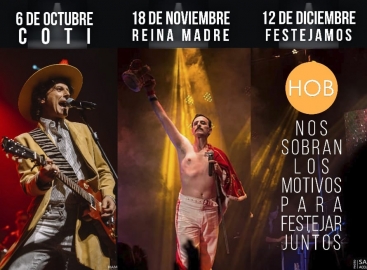 “Gracias”: festival por el décimo aniversario de HOB Producciones
