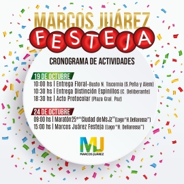 Festejos por el 134 aniversario de la ciudad 