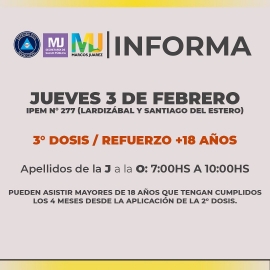 Personas con alta de Covid pasados los 15 días, ya pueden asistir a la tercera dosis 