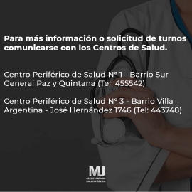  Vuelve a funcionar el Servicio de Ginecología y el Servicio de Pediatría en los Centros Periféricos de Salud