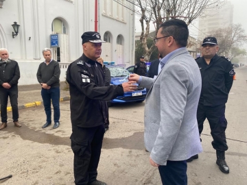 Unidad Regional X recibió 6 móviles entregados por la provincia de Santa Fe