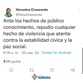 Dirigentes de Marcos Juárez repudiaron el intento de asesinato a Cristina Kirchner