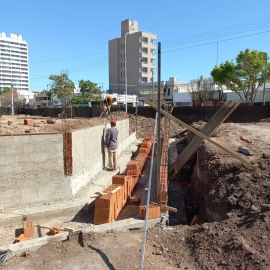 Avanzan los trabajos en el nuevo Patio Alberdi