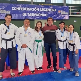 Representantes de la Asociación Marcosjuarense de Taekwondo resultaron campeones nacionales de Poomsae