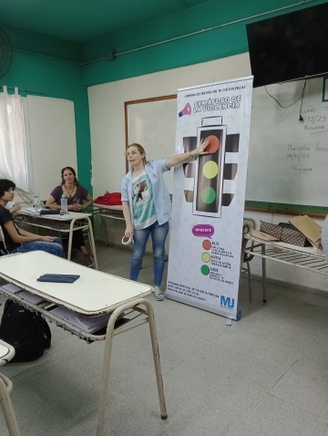 150 alumnos participaron de la campaña de prevención “Marcos Juárez sin violencias”