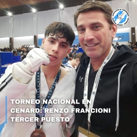 Luego de 30 años de trabajo, Walter Busano es reconocido como integrante de la  Confederación Argentina de Taekwondo 