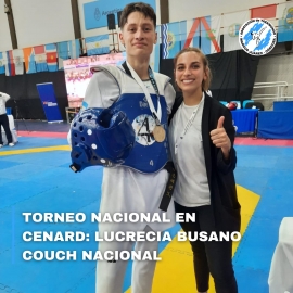 Luego de 30 años de trabajo, Walter Busano es reconocido como integrante de la  Confederación Argentina de Taekwondo 