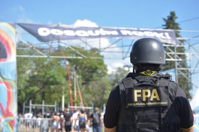 FPA  detuvo a cuatro sujetos y realizó 105 procedimientos con secuestro de estupefacientes en el Cosquín Rock