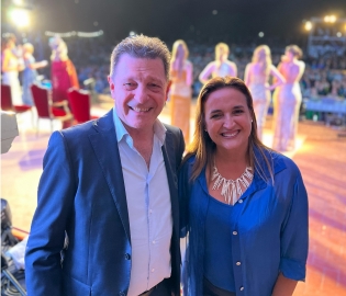 La representante de la Fiesta Provincial del Trigo santafesina, Delfina Ferracuti, de San Genaro, es la flamante reina nacional del trigo