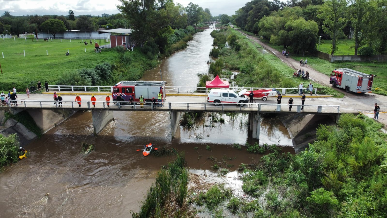 Encuentran sin vida al menor de 13 años caído a las aguas del Arroyo Cañada de Gómez