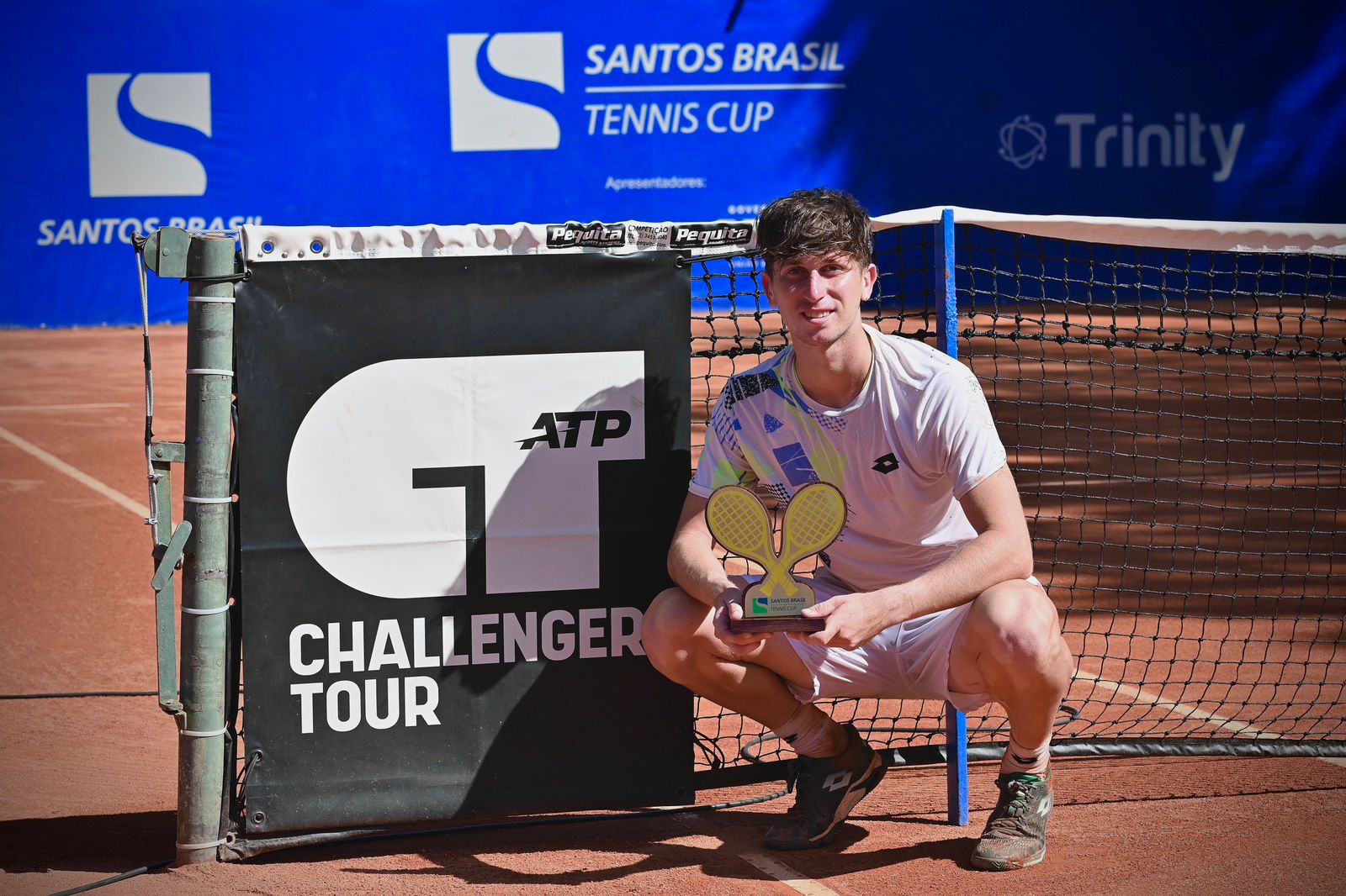 "Esta victoria es la más importante de mi carrera por lejos", expresó Alejo Lingua tras ganar su primer Torneo Challenger en Brasil