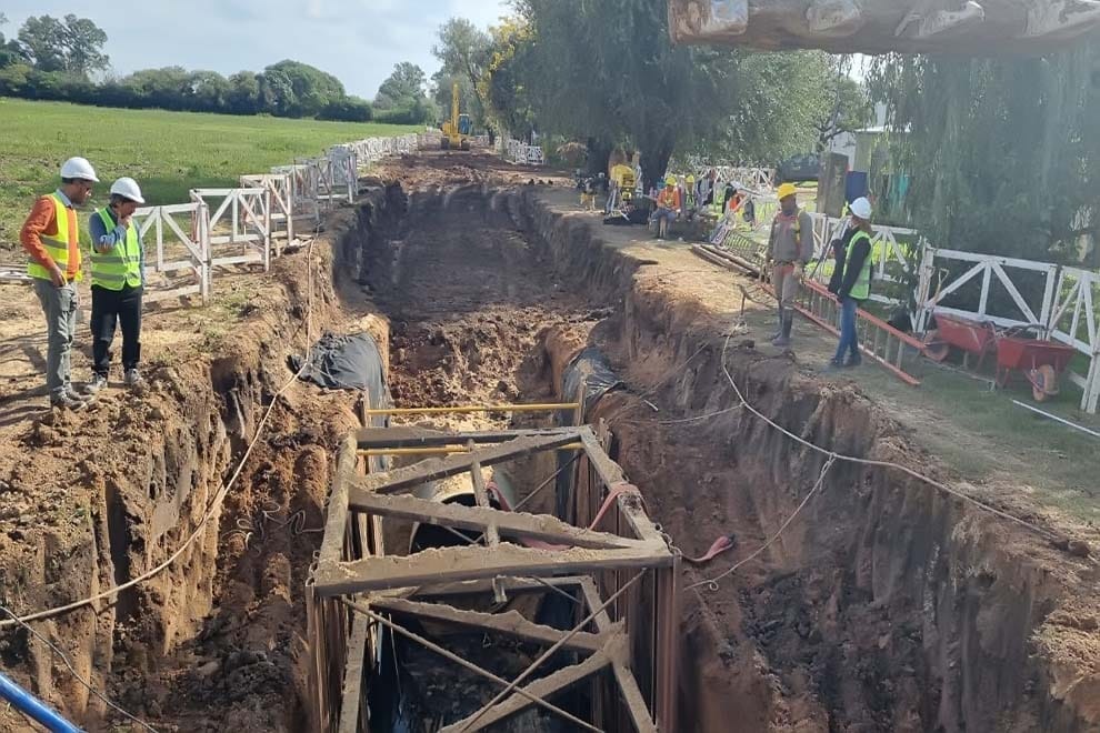 Avanza la obra del Acueducto Santa Fe-Córdoba