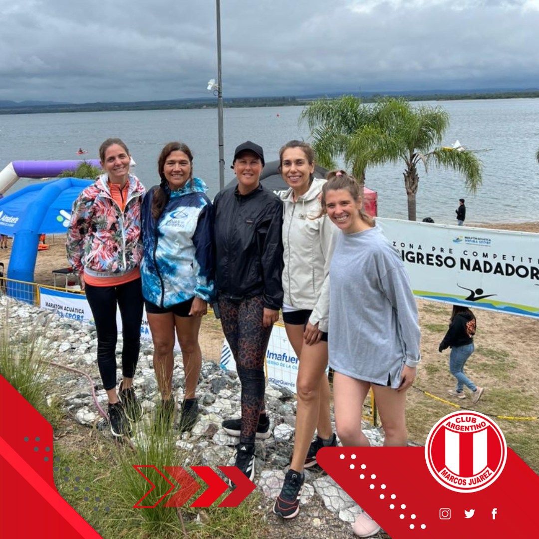 Gran desempeño de nadadores de Argentino en la primera fecha del campeonato de aguas abiertas "Natura Sport"