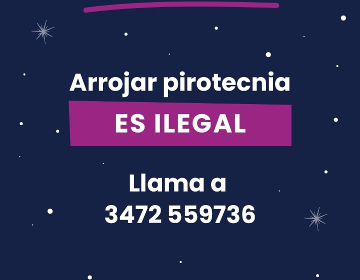 Marcos Juárez refuerza los controles contra la pirotecnia durante las fiestas