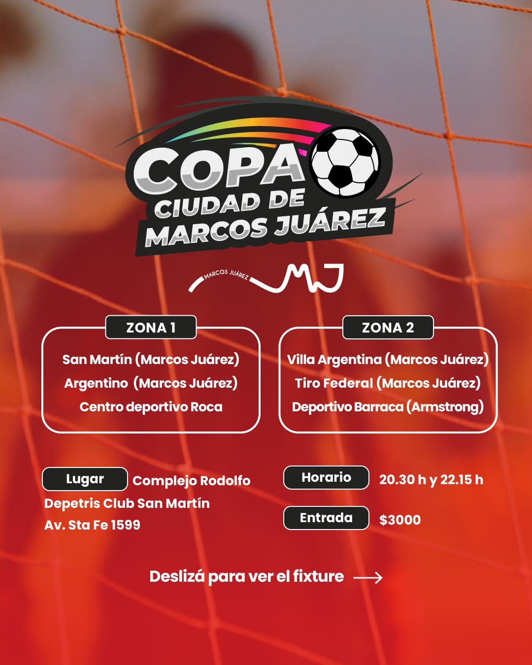La Copa Ciudad de Marcos Juárez 2025 será del 13 al 23 de febrero 2025