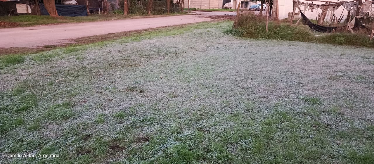 Frío intenso en Marcos Juárez: sensación térmica bajo cero y sol hasta el domingo