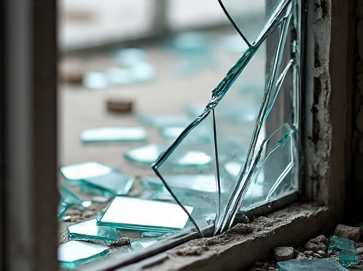 Rompieron una ventana de una obra en construcción y robaron herramientas