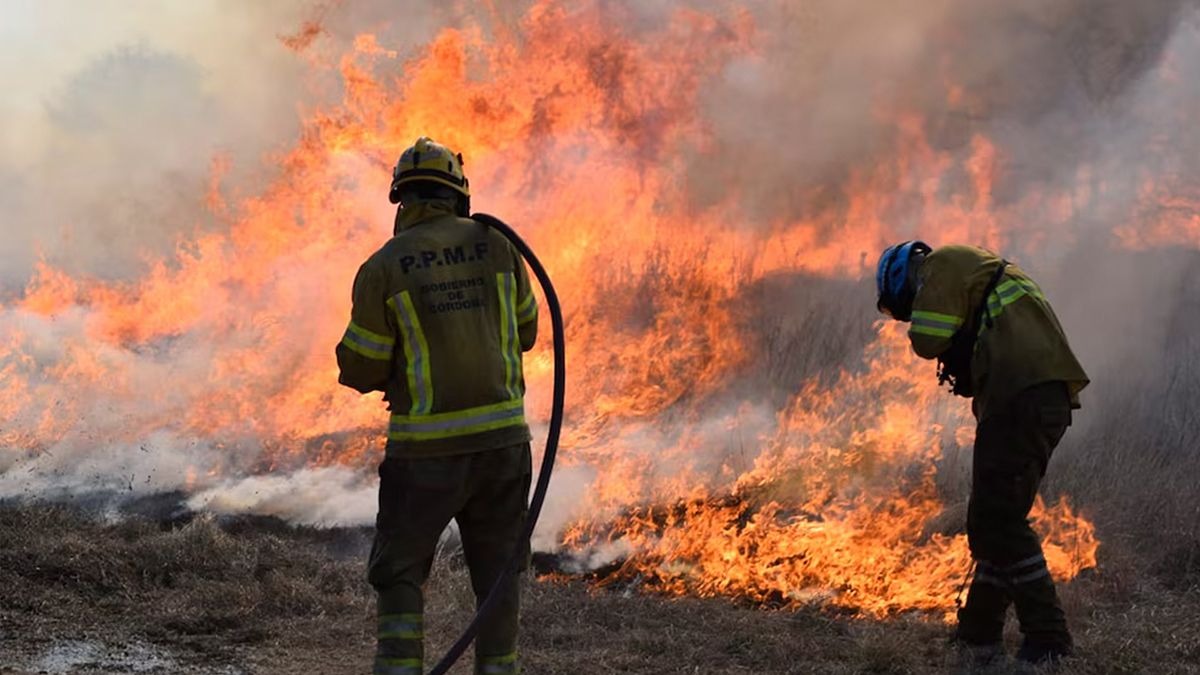 Advierten por riesgo extremo de incendios en la provincia de Córdoba