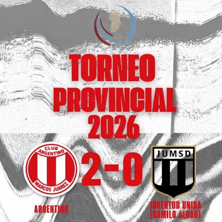 Argentino clasificó al superar a Juventud Unida de Camilo Aldao por 2 a 0 y ahora enfrentará a Belgrano de Vicuña Mackenna