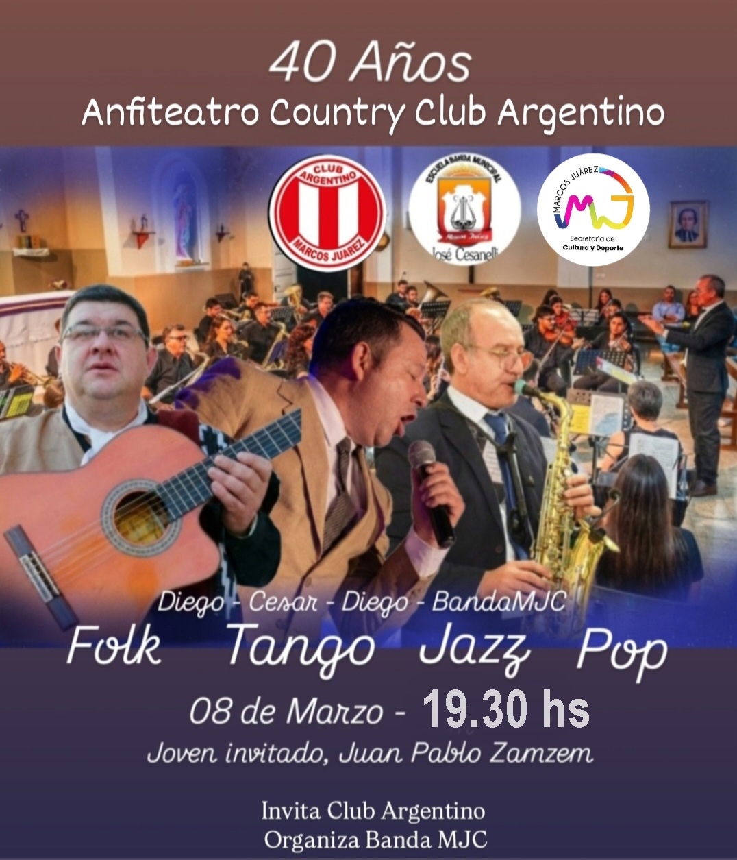 40 años del Country del Club Argentino: el festejo se traslada a la Banda