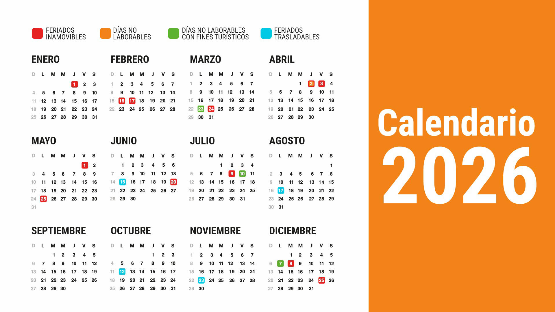 Próximos feriados: dos fines de semana XXL, lo que viene en Argentina