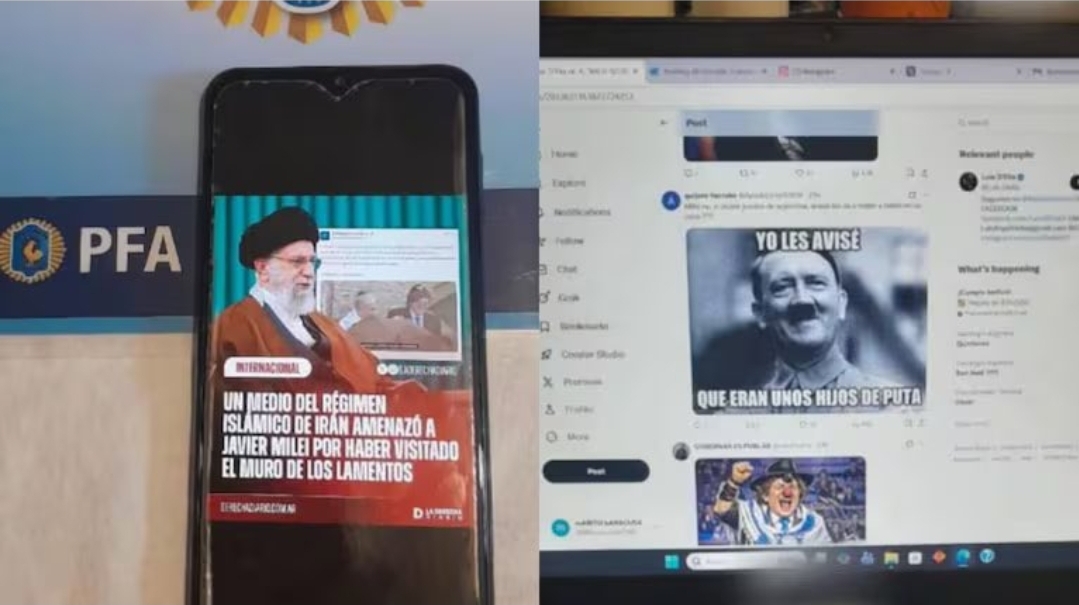 Denuncia de la DAIA en Villa María: allanan a un docente de la UTN por celebrar el nazismo en redes sociales