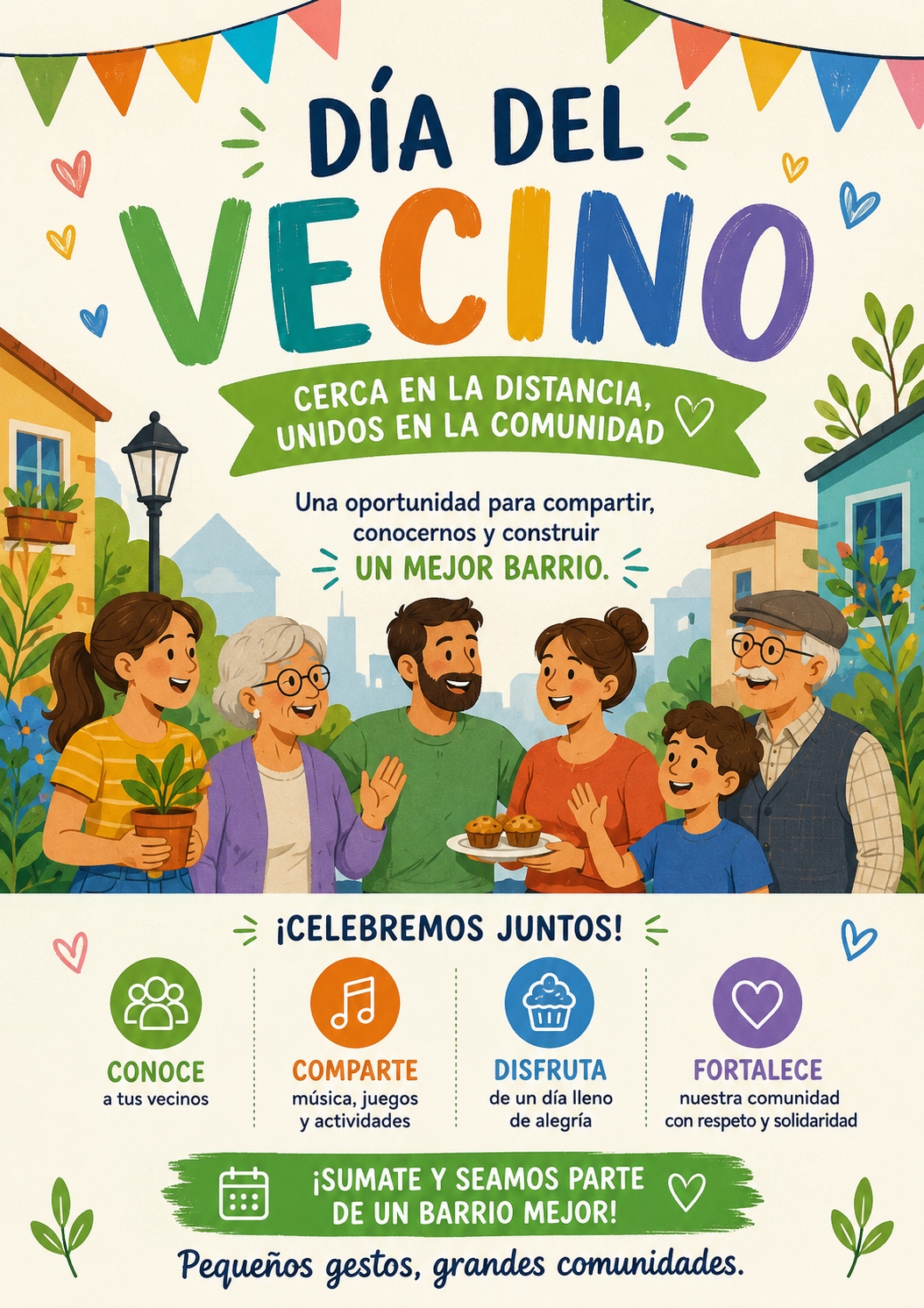 Dia del vecino: una oportunidad para volver a mirarnos