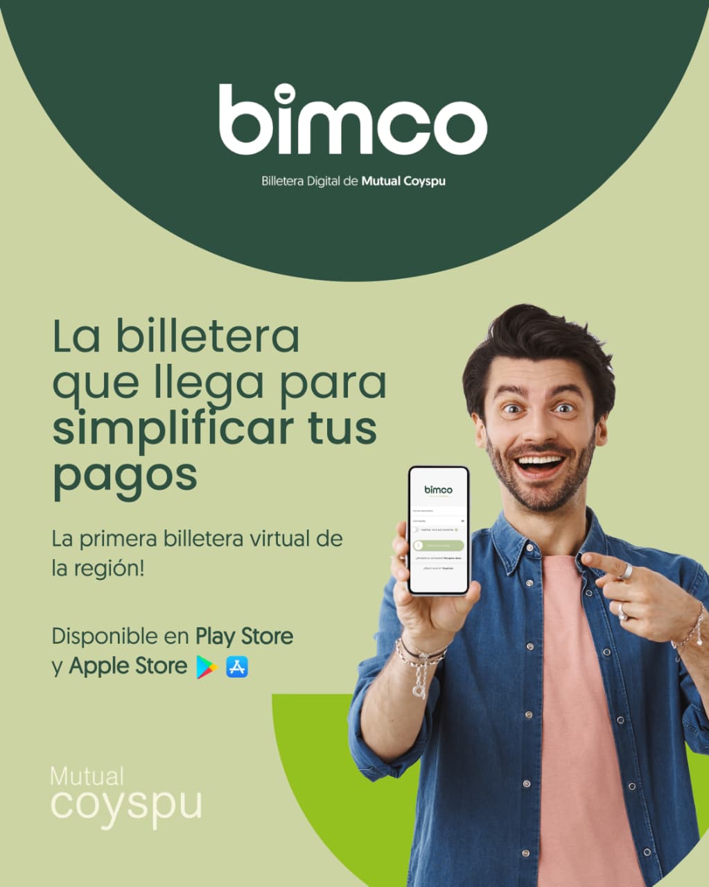 BIMCO: la nueva billetera virtual de Mutual Coyspu que permite además operar en todo el país