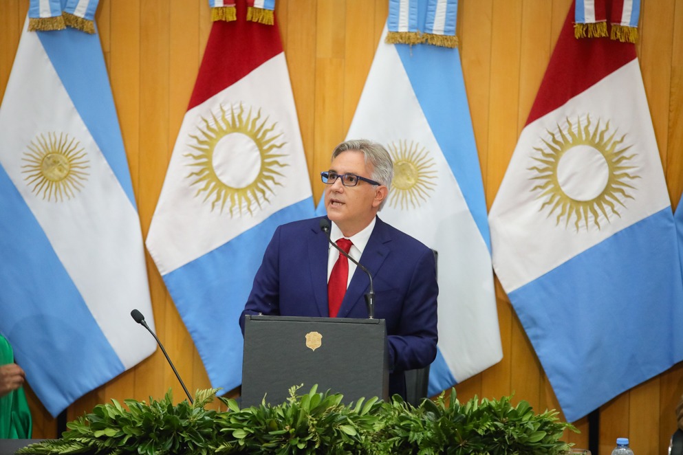 Discurso de Martín Llaryora en la apertura de sesiones legislativas